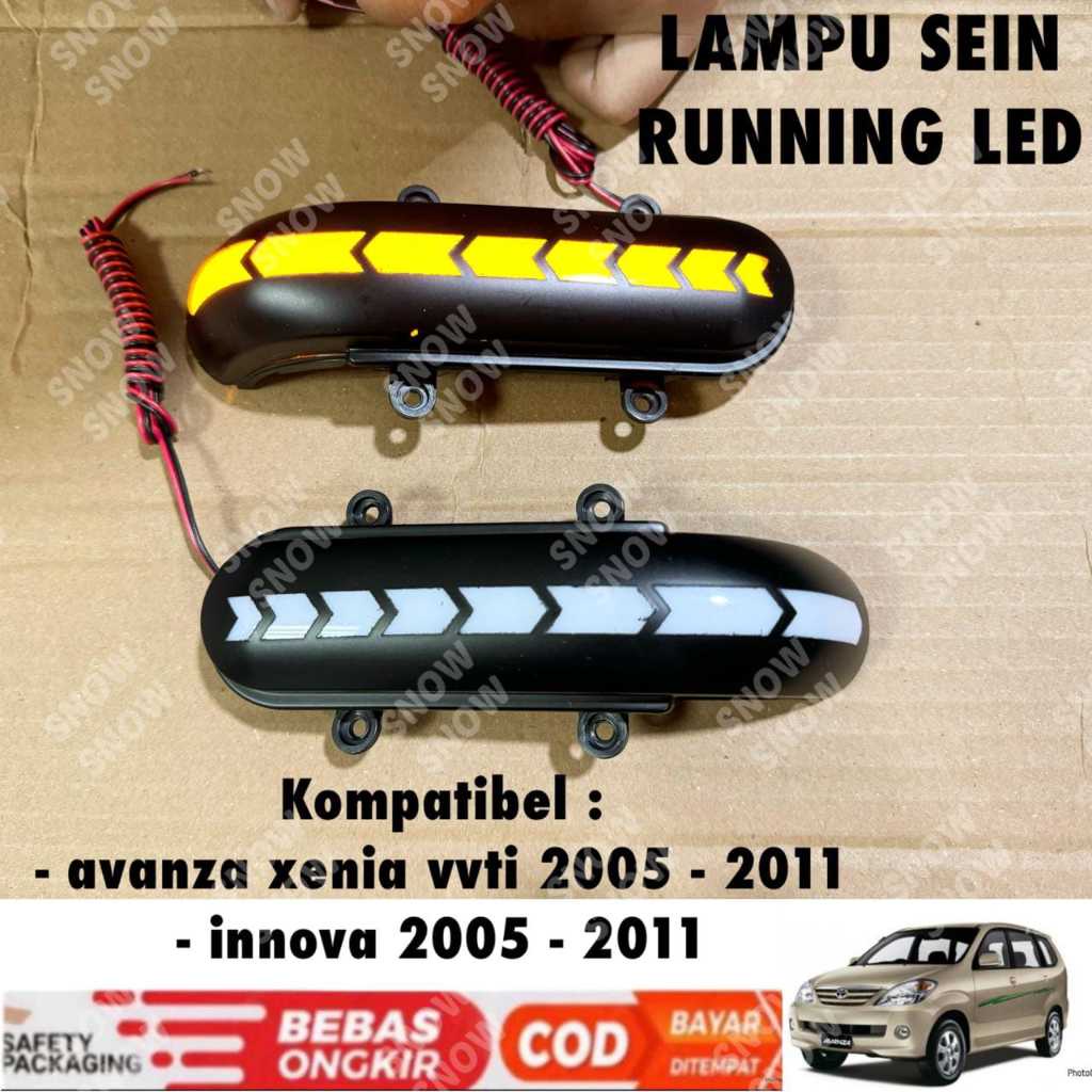Lampu Sein Running Spion Mobil Avanza Xenia Vvti 2005 2007 2010 2011