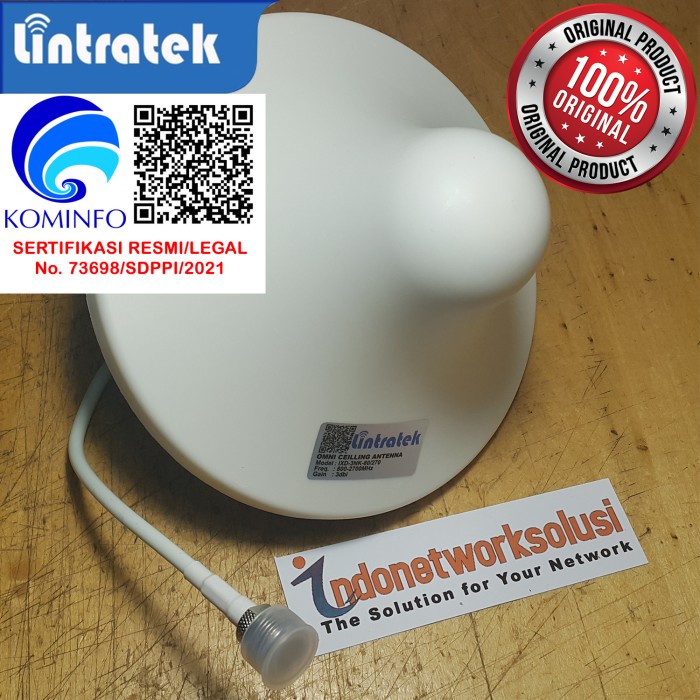 Antena Omni Jamur Ceilling Indoor u/ Repeater 2G 3G 4G Lintratek ORI