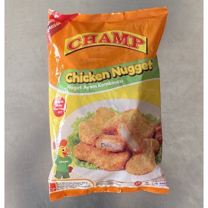 

SALE TERHOTT CHAMP NUGGET AYAM 900GR / CHICKEN NUGGET / NUGGET CHAMP READYY