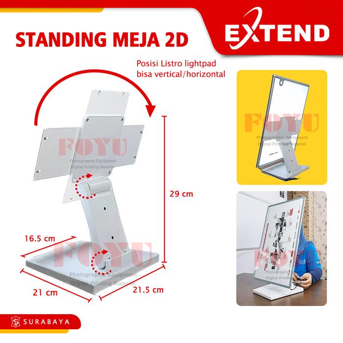 

SALE TERHOTT AKSESORIS LISTRO SLIM LIGHT PAD PENYANGGA DUDUKAN BANNER POSTER STANDING MEJA MENU
