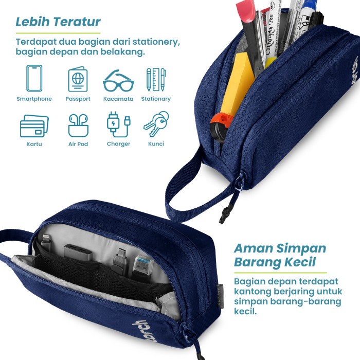 

SALE PROMO TORCH RADA POUCH ALAT TULIS PERLENGKAPAN SEKOLAH KERJA TEMPAT KOSMETIK MUAT BANYAK ANTI