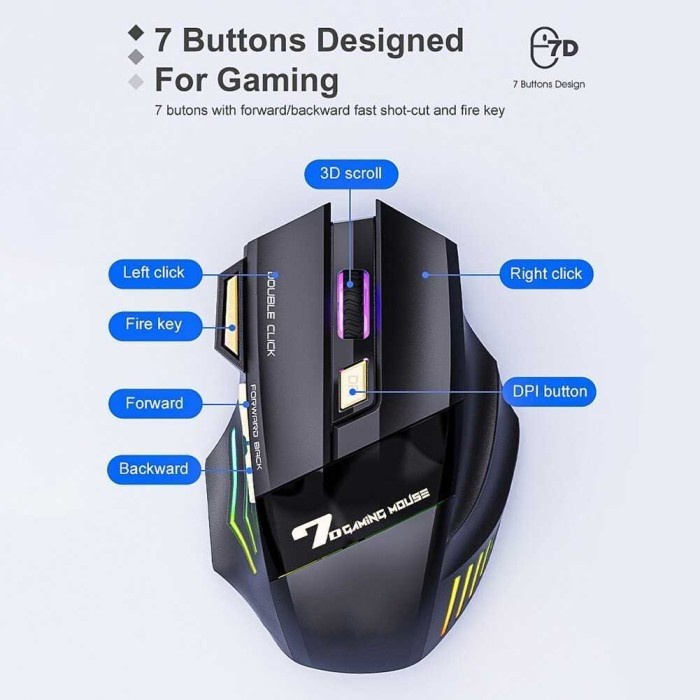 Mouse Gaming X7 K-One Gaming Mouse K-One X7