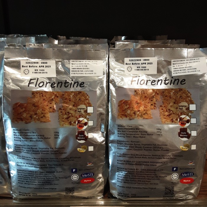 

SALE !!! TEPUNG FLORENTINE 500GR READYY