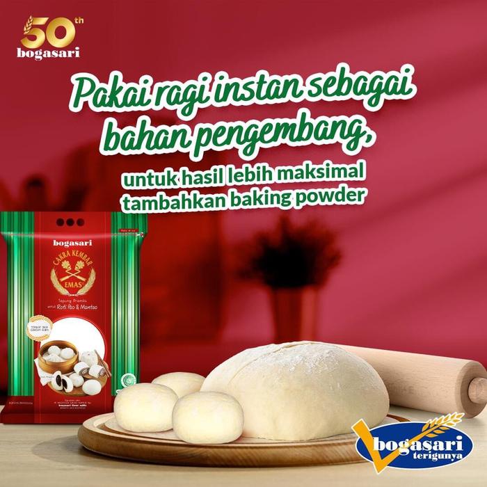

SALE !!! CAKRA KEMBAR EMAS PAO DAN MANTAO 5KG TEPUNG TERIGU UNTUK BAKPAO READYY