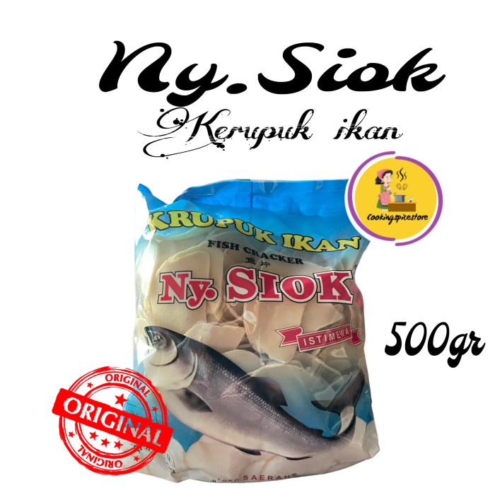 

SALE !!! NY. SIOK KERUPUK IKAN (FISH CRACKER) 500 GR READYY