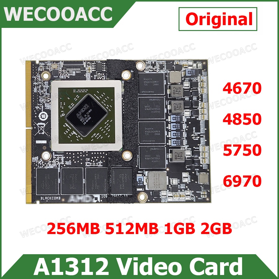 MB Original A1312 Graphics Card 256MB 512MB 1GB 2GB 2009 2010 2011 For Apple iMac 27" Video Card HD4