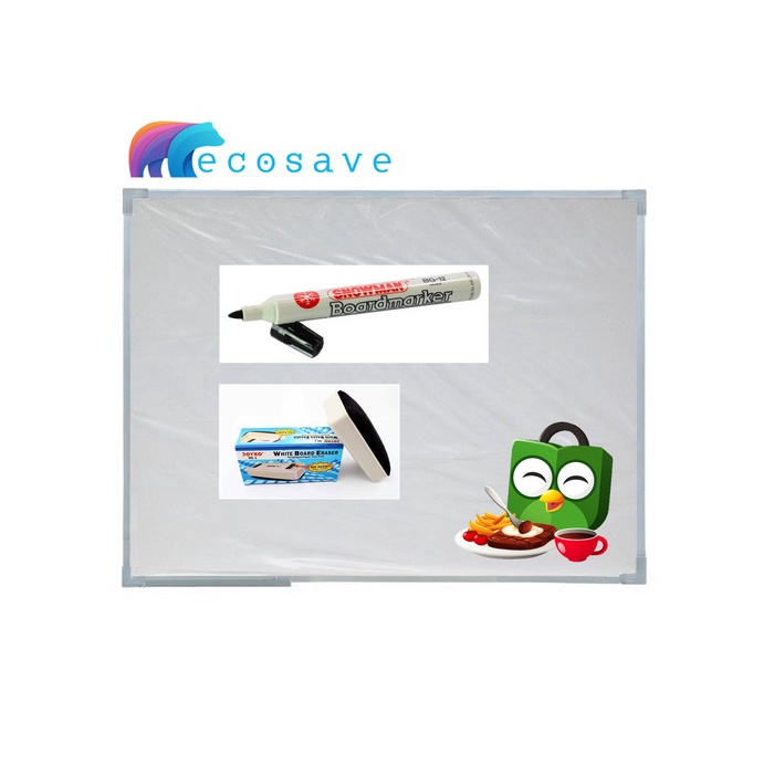 

Papan Tulis Magnet 60x90 cm / Whiteboard Standard Kantor 60 x 90 TERLARIS/TERMURAH/TERPOPULER