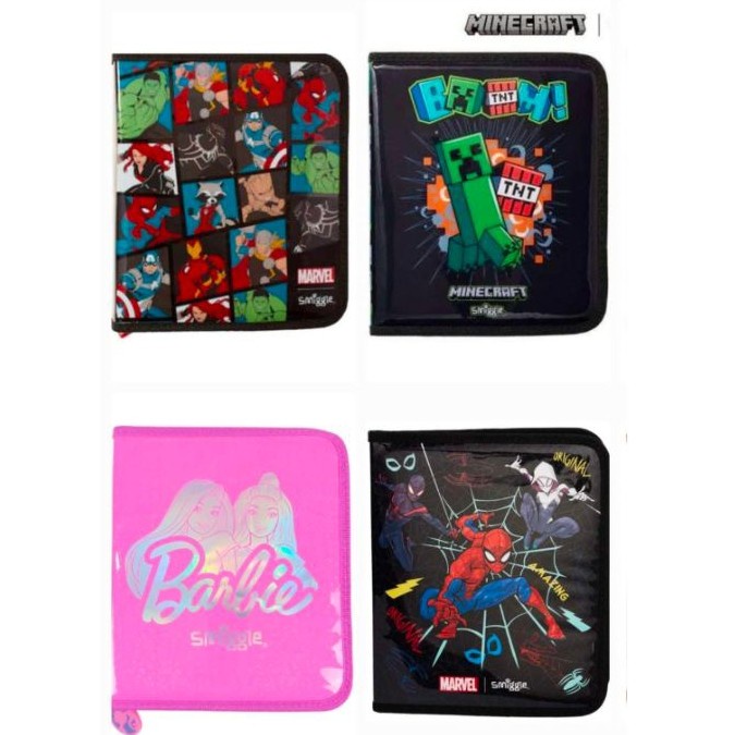

Smiggle Zip it Stationery Minecraft, Ariel, Avengers, Spiderman/Kado