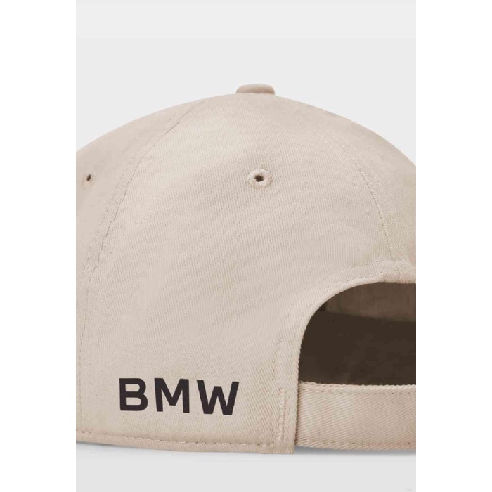 Original Bmw Micro Tonal Baseball Cap Topi Unisex Beige New