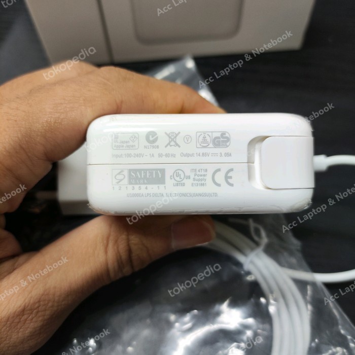 Original Adaptor/Charger Macbook Air 2012 2013 2014 2015 2016 2017 45W