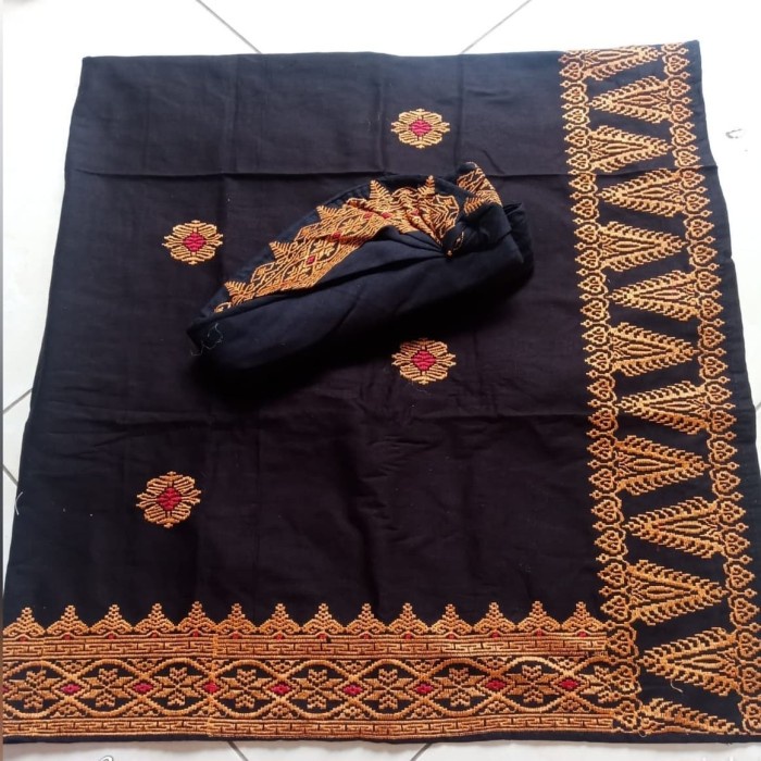 TERMURAH baju adat bali pria set saput udeng songket topi khas bali