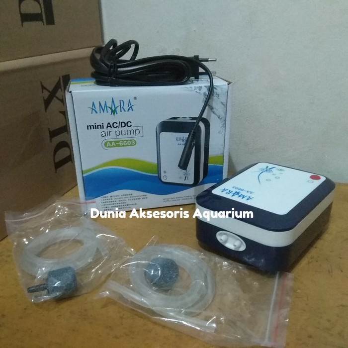 AMARA AA-6603 AA 6603 NI AC/DC AIR PUMP AIRPUMP AERATOR AMARA 6603