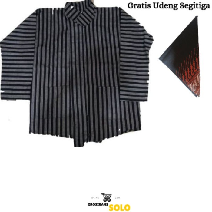 EKSLUSIF Baju Adat Jawa Pria/Baju Lurik/Baju Jawa Pria