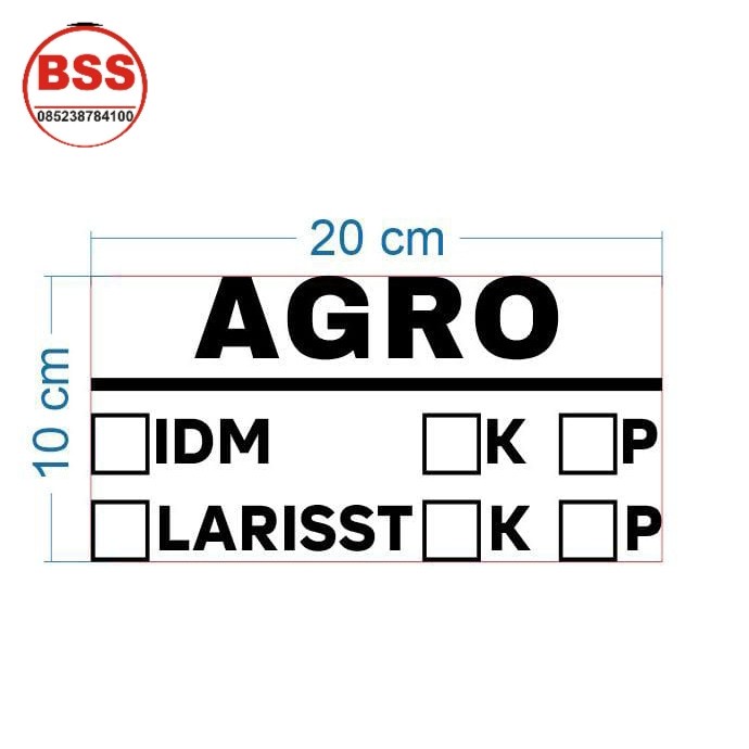 

jual stempel karung 20*10 cm + bantalan rol