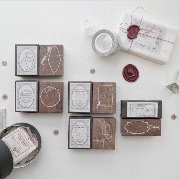 

Jieyanow Not Your Usual Tags Rubber Stamp