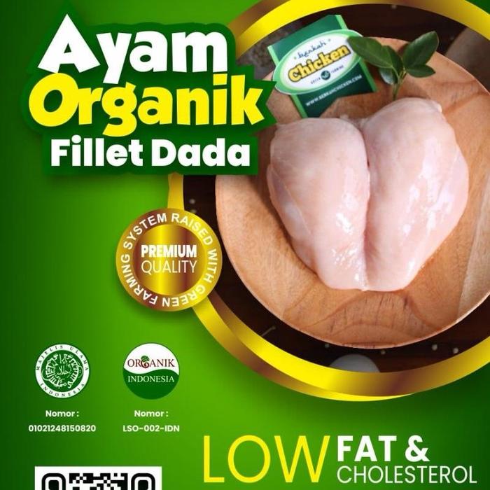 

SALE TERBARU AYAM BERKAH ORGANIK DADA FILLET 1000G LOW FAT LOW CHOLESTROL HALAL FREE ANTIBIOTIC FREE