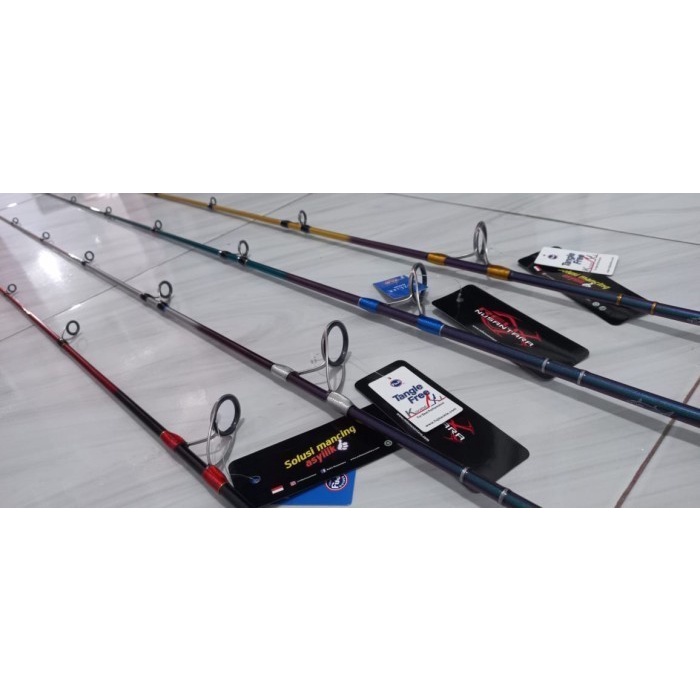 JORAN SLOW JIGGING GINDARA RELIX PE 0.8 DAN PE 3.5 SPINNING BUTT JOINT