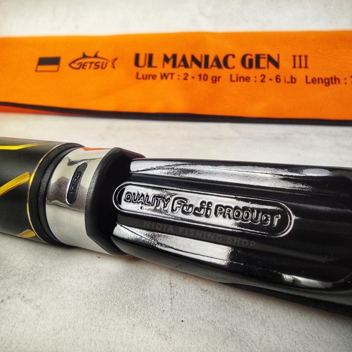 Joran Pancing Ultralight Joran Getsu UL MANIAK Gen II Solid Carbon Obral
