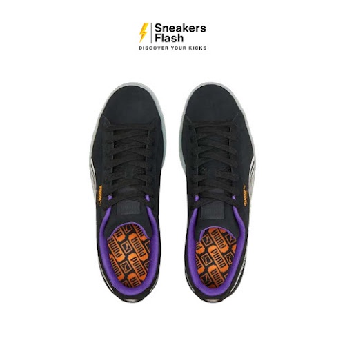 PUMA Suede Haunted Pristine Black Sepatu Sneakers Pria - 38659601 - Size 44