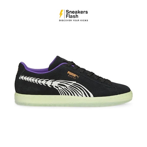 PUMA Suede Haunted Pristine Black Sepatu Sneakers Pria - 38659601 - Size 44