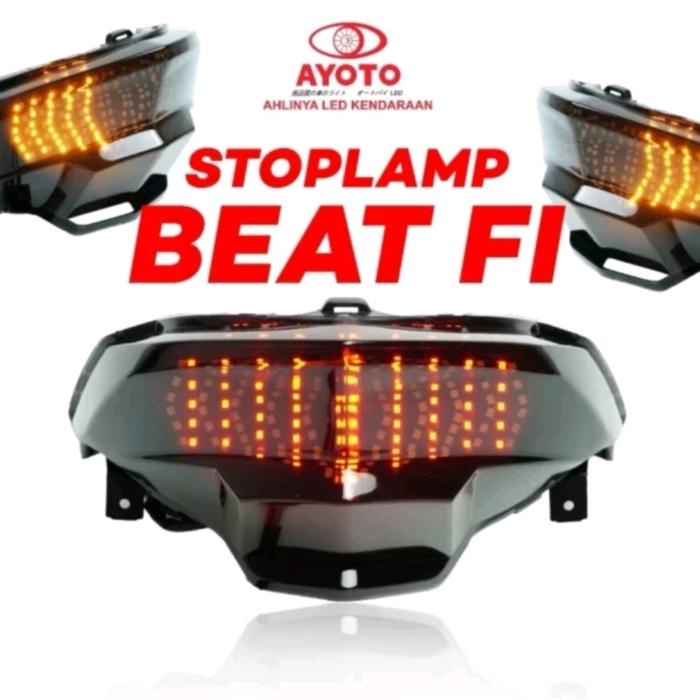 Promo Terbatas Ayoto Stoplamp Running Beat Fi 2013 2014 2015 Lampu Stop Beat Fi Running Full Set