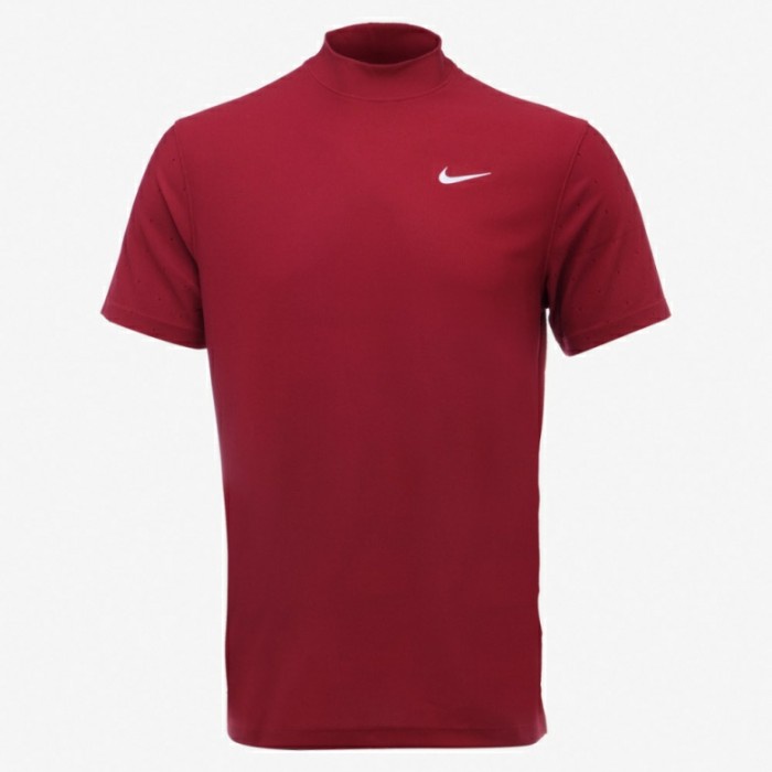 HOT SALE KAOS GOLF PRIA NIKE Dri-FIT Tiger Woods Mock-Neck Golf Top ORIGINAL