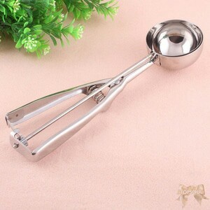 JTTOP" SENDOK ES KRIM BESAR DIAMETER 6 CM LARGE ICE CREAM SCOOP STAINLESS