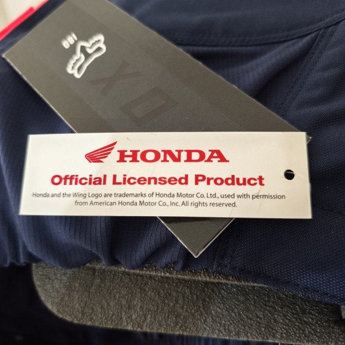 FOX 180 HONDA OFFICIAL Licensed Jersey & Celana Cross Trail Original
