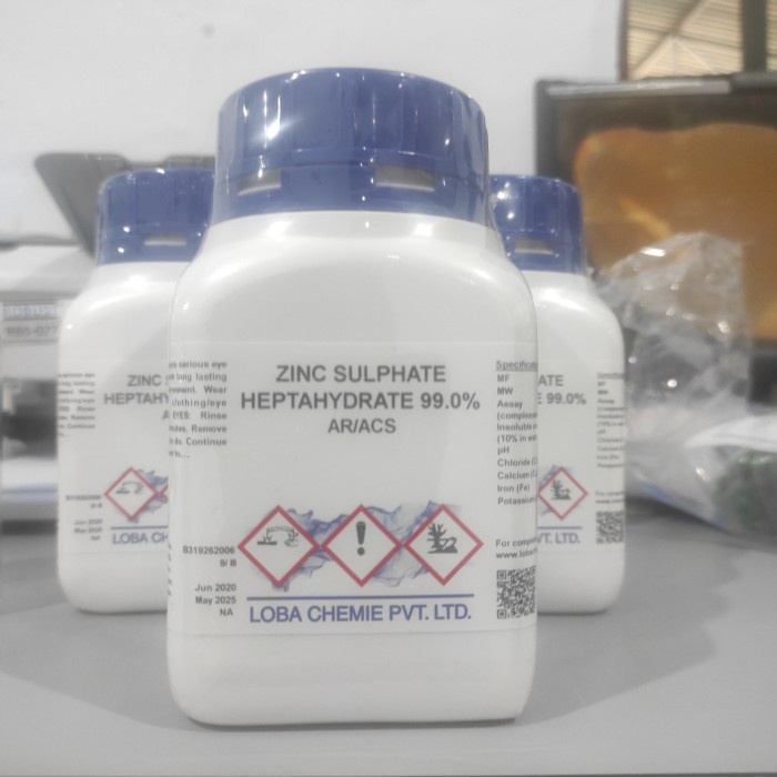 ZINC SULFAT / ZINC SULPHATE 7-HYDRATE 99%