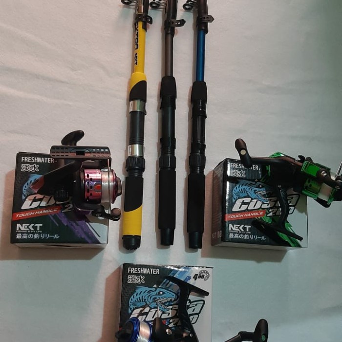 Tergacor joran pancing 1 set udh siap di gunakan Terbaik