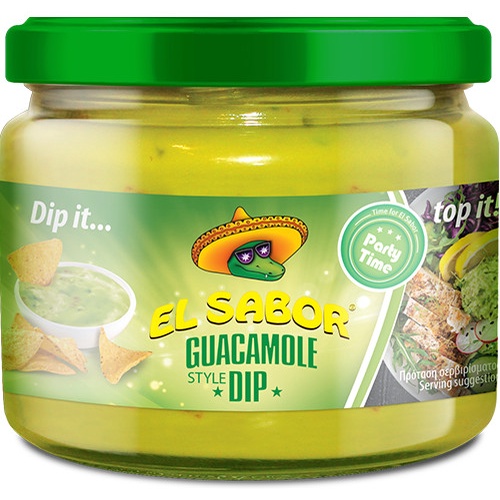 

El Sabor Guacamole Style Dip 300Gr Terbaru