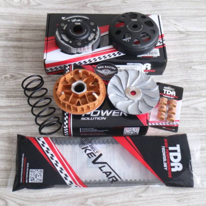 Paket Upgrade Cvt Pcx 150-Adv150 Tdr Roller-Vbelt-Pulley Goldenteflon
