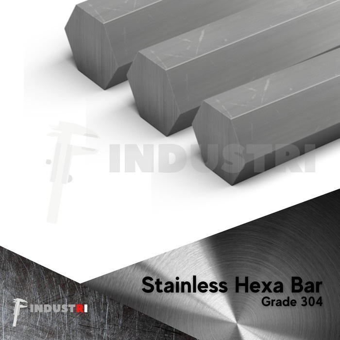 AS Hexagon SUS304 35MM Segi Enam Stainless Steel 6 SUS 304 Hexagonal