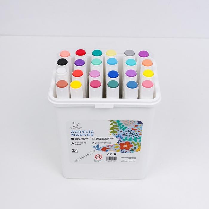 

Sale Terbatas Ohsome - Echoart Acrylic Marker Set Spidol Acyrlic 12/24/48 Warna