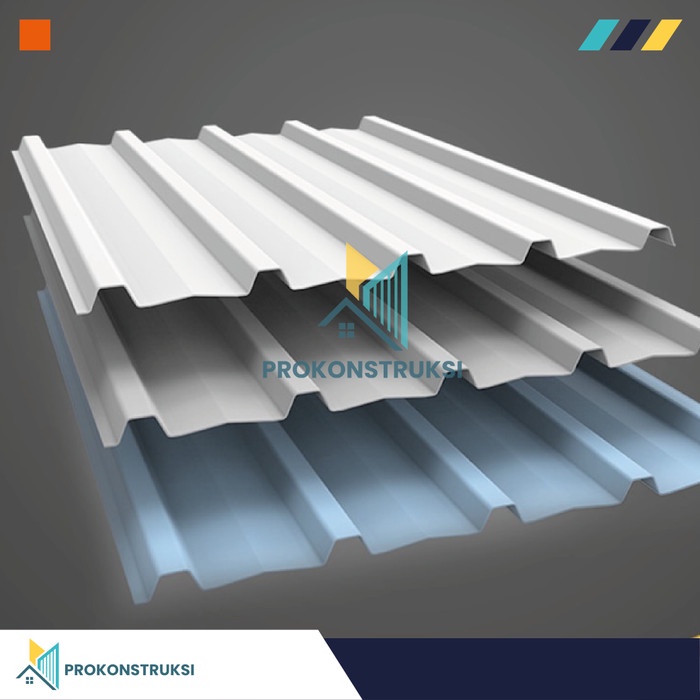 BahanBangunan- Alderon RS Atap uPVC Single Layer Gelombang Trimdeck