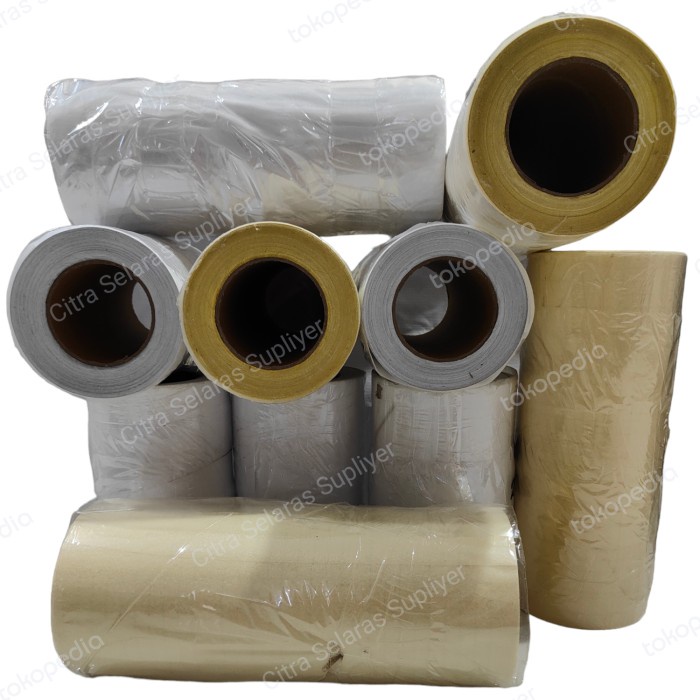 

Produk Viral Plastik Sticker Laminasi Dingin Glossy Doff Matte A3 32X50M Packing Aman