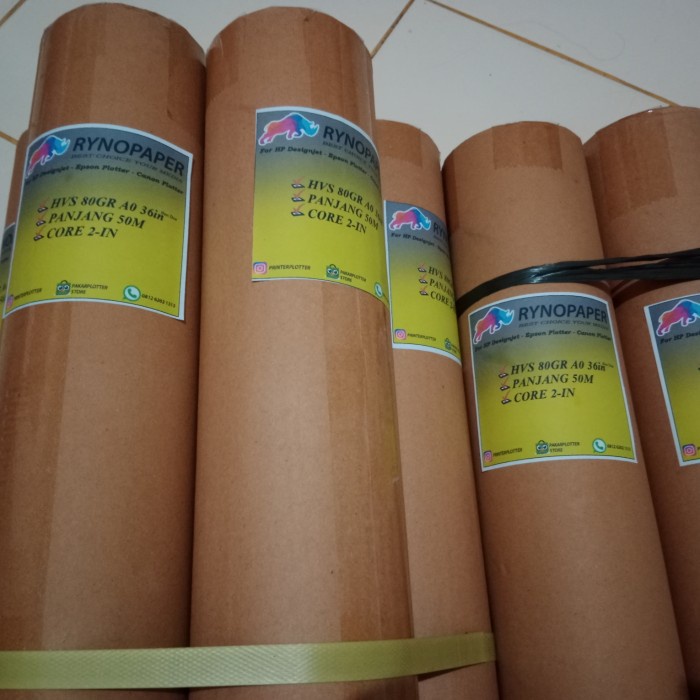

Barang Terlaris Kertas Plotter Hvs A0 36In 80Gsm X 50M Cod