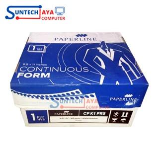 Diskon Continuous Form 1 Ply Kertas Komputer Paperline Cf K1 Prs/ Cf K1 1Ply Packing Aman