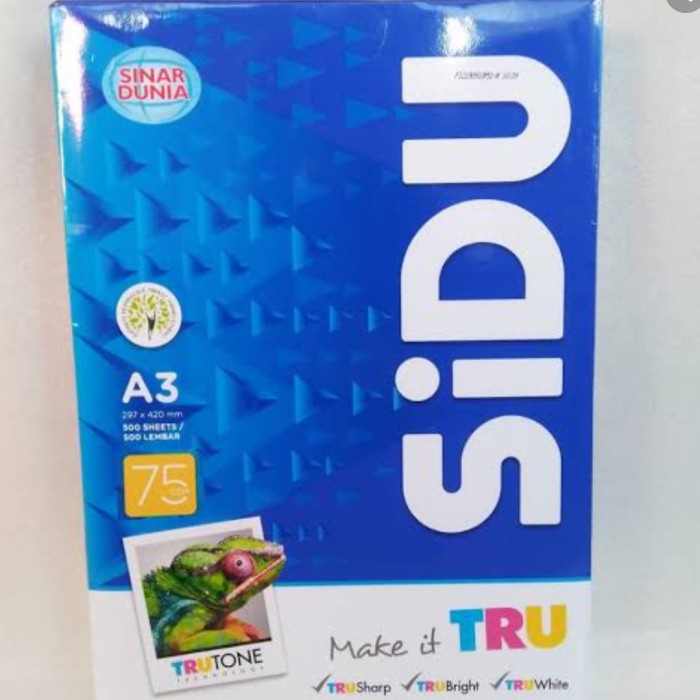 

Terbaru!! Kertas Sidu A3 75 Gr Packing Aman