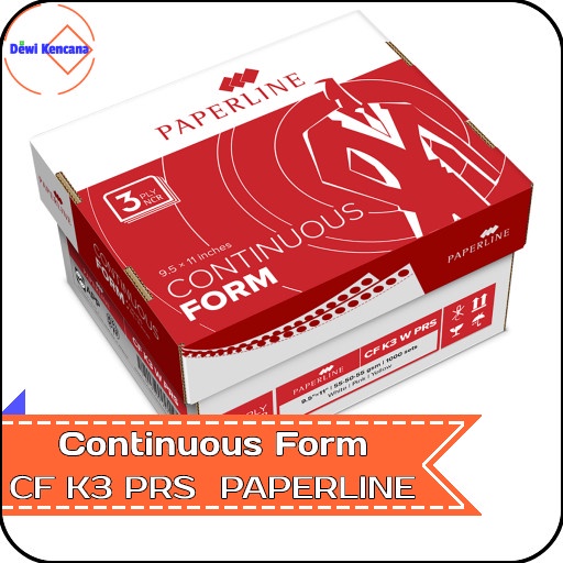 

Terbaru!! Kertas Continuous Form 9,5" X 11"/2 3 Ply Ncr K3 Prs Paperline Cod