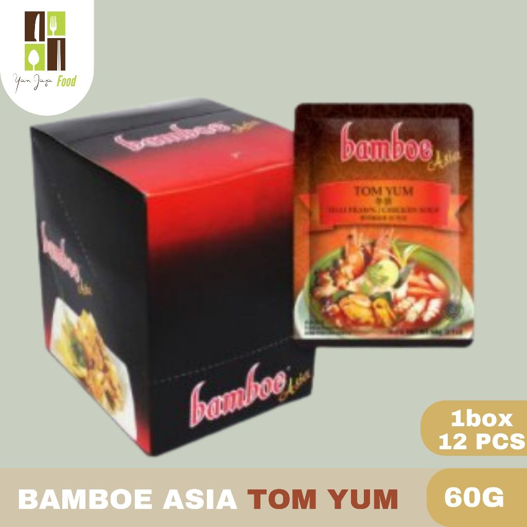 

Bamboe Asia Tom Yum Instant /Bulgogi/Asam Manis/Lada Hitam/Saus Lemon/Teriyaki BOX/12PCS