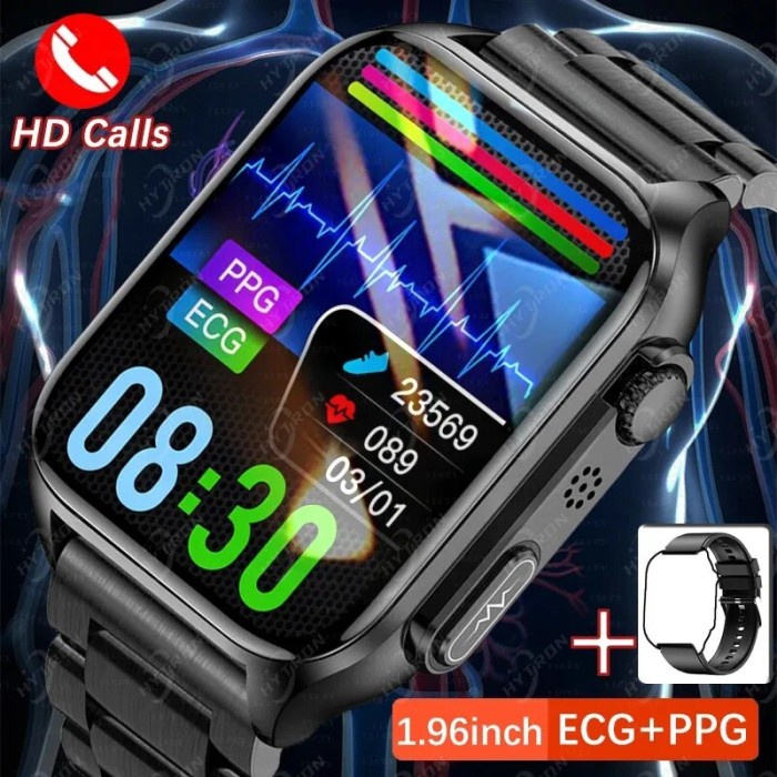 HYTRON Blood Sugar Smartwatch ECG+PPG Heart Rate Bluetooth Call