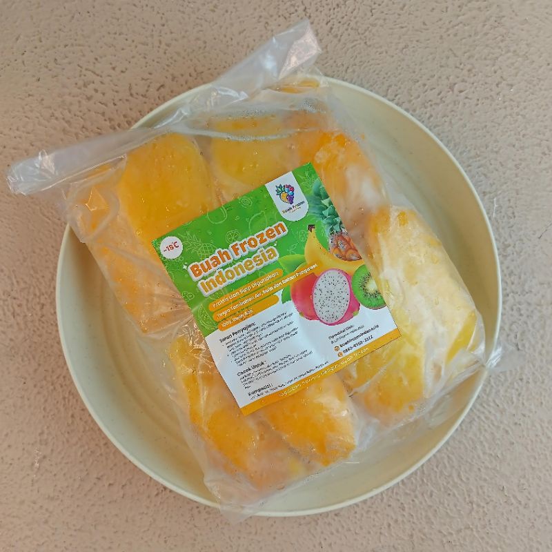 

Amanta Segar Bogor Buah Mangga Harum Manis Frozen 1kg Isi 10pcs x 100gr Mangga Tanpa Biji Frozen 1kg