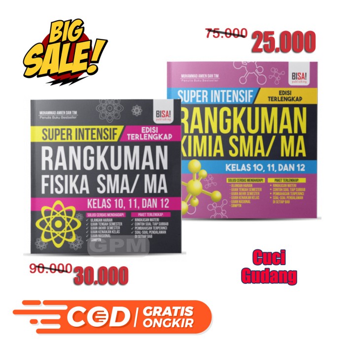 

HOT SALE! Buku Super Intensif Rangkuman Fisika SMA/MA