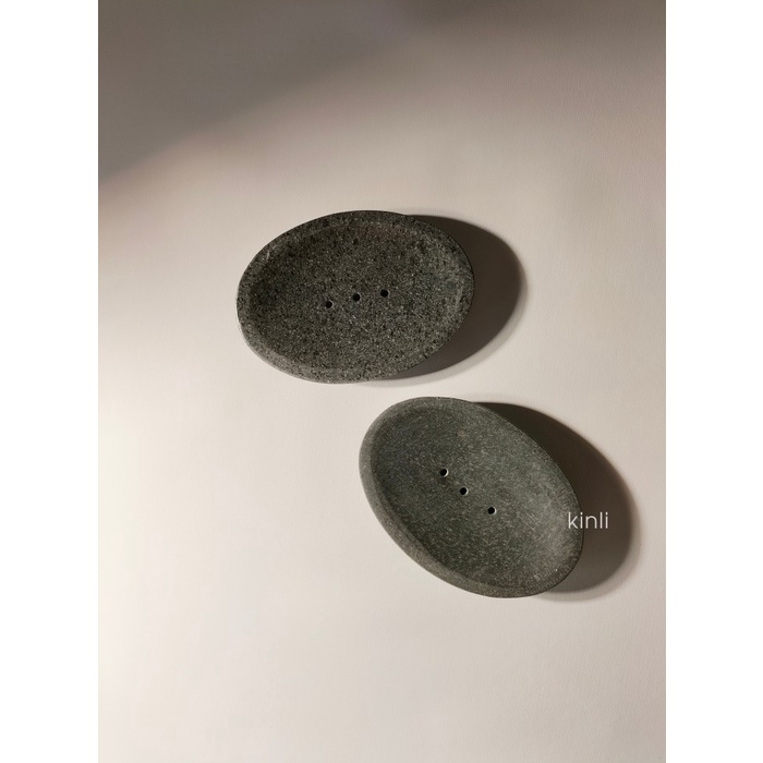 TERBARU natural river stone soap dish soap holder tempat sabun batu alami