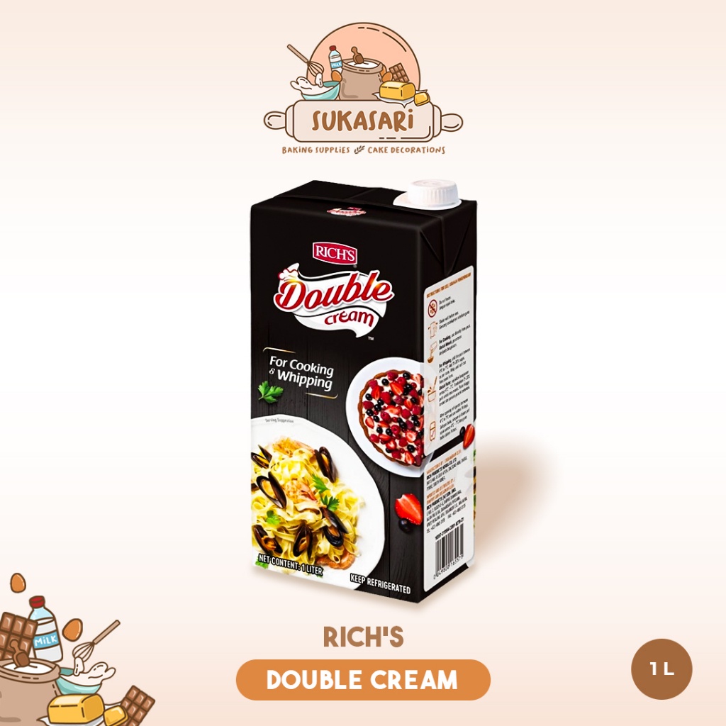 

Sukasari - Rich's Cooking Cream 1L / Whipping Cream / RICH'S Double Cream