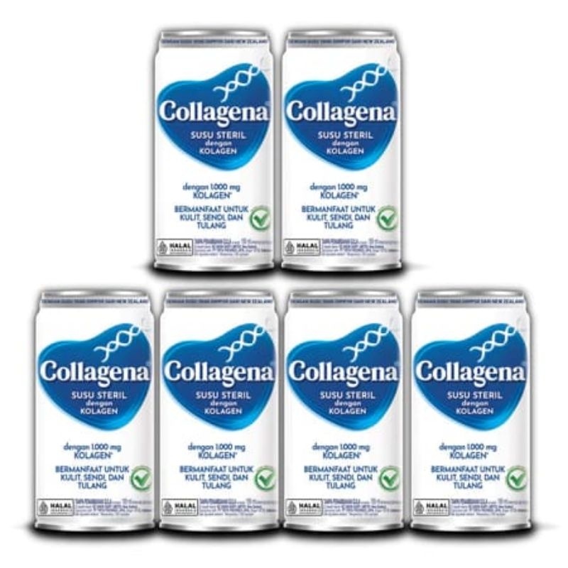 

Paket 6 Collagena Susu Steril Kolagen Susu Kaleng Susu Kolagen