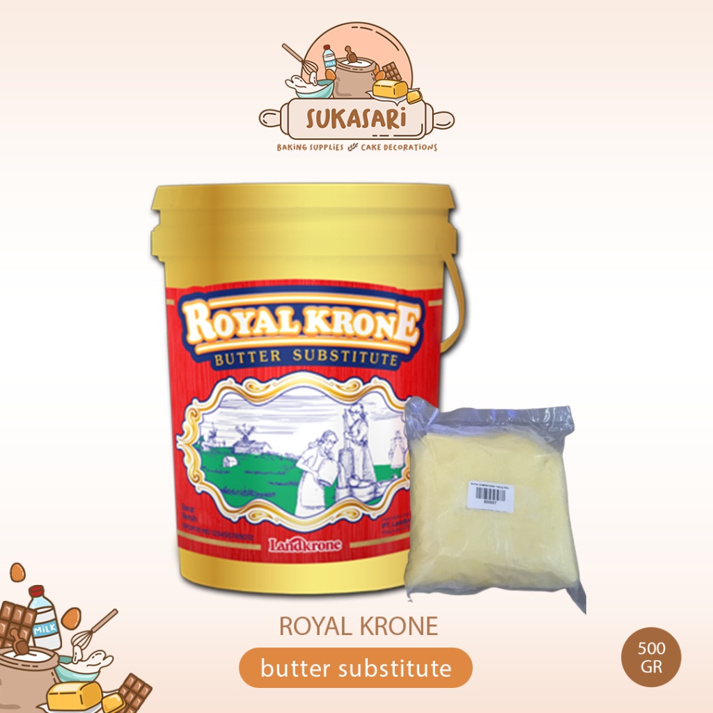 

Royal Krone 500gr butter mix substitute / mentega margarine timbangan