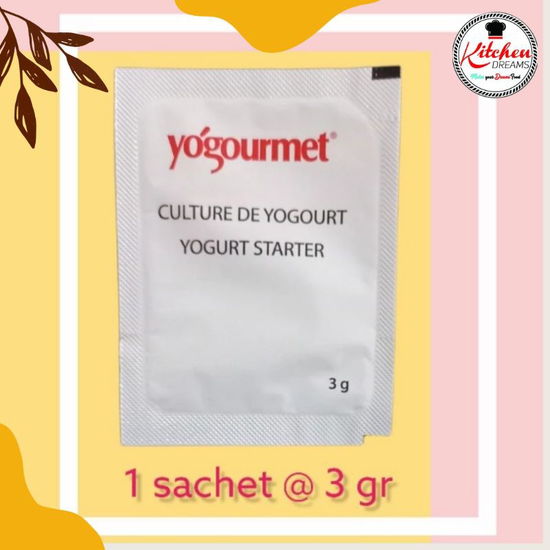 

Yogourmet Bibit Yoghurt/Starter Yogurt Kanada - 3 gram