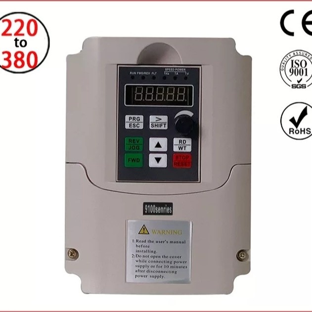 VFD Inverter 7.5KW 10Hp, input 220V 1 Phase dan Output 380V 3 phase